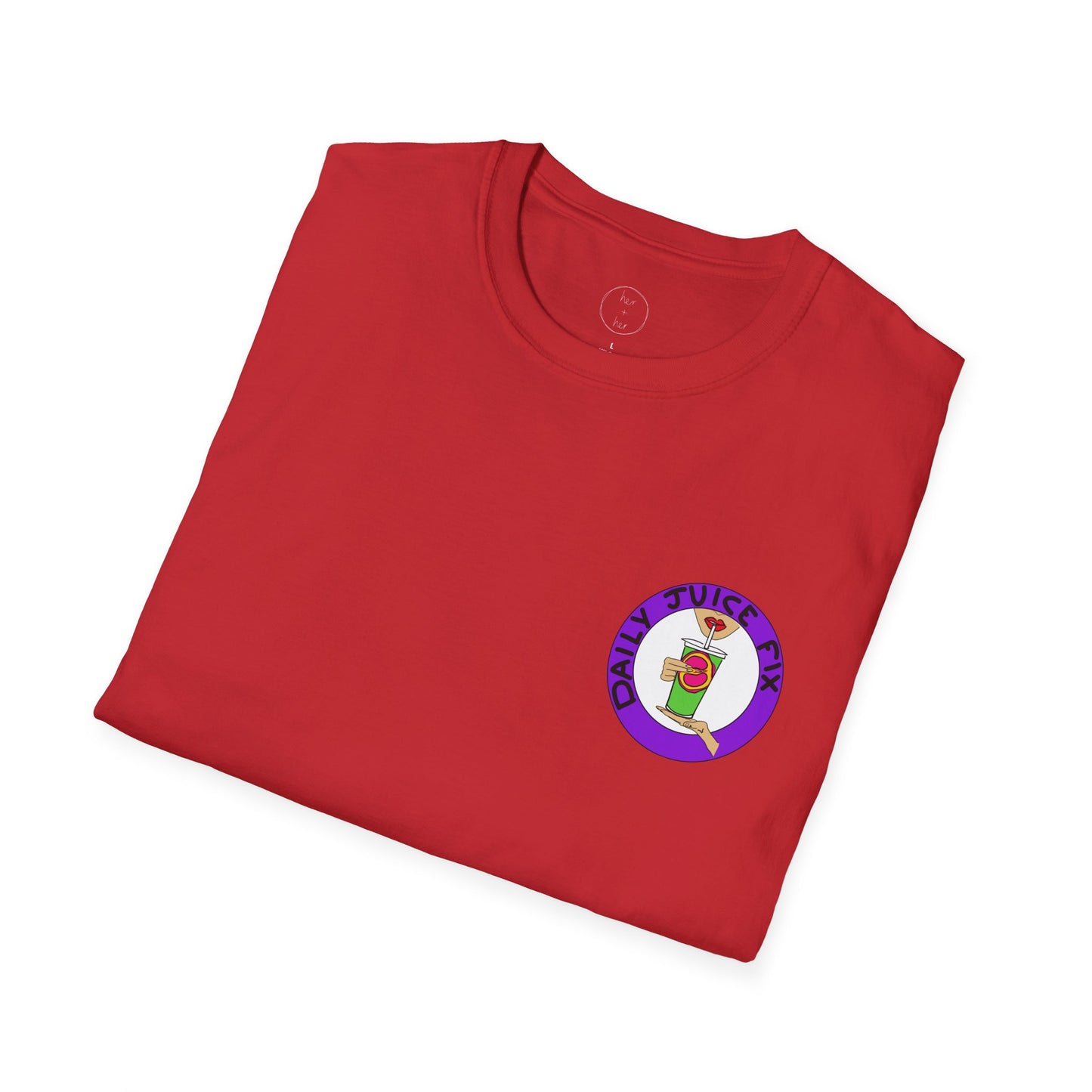 Daily Juice Fix - Pocket Square Lesbian Graphic Tee