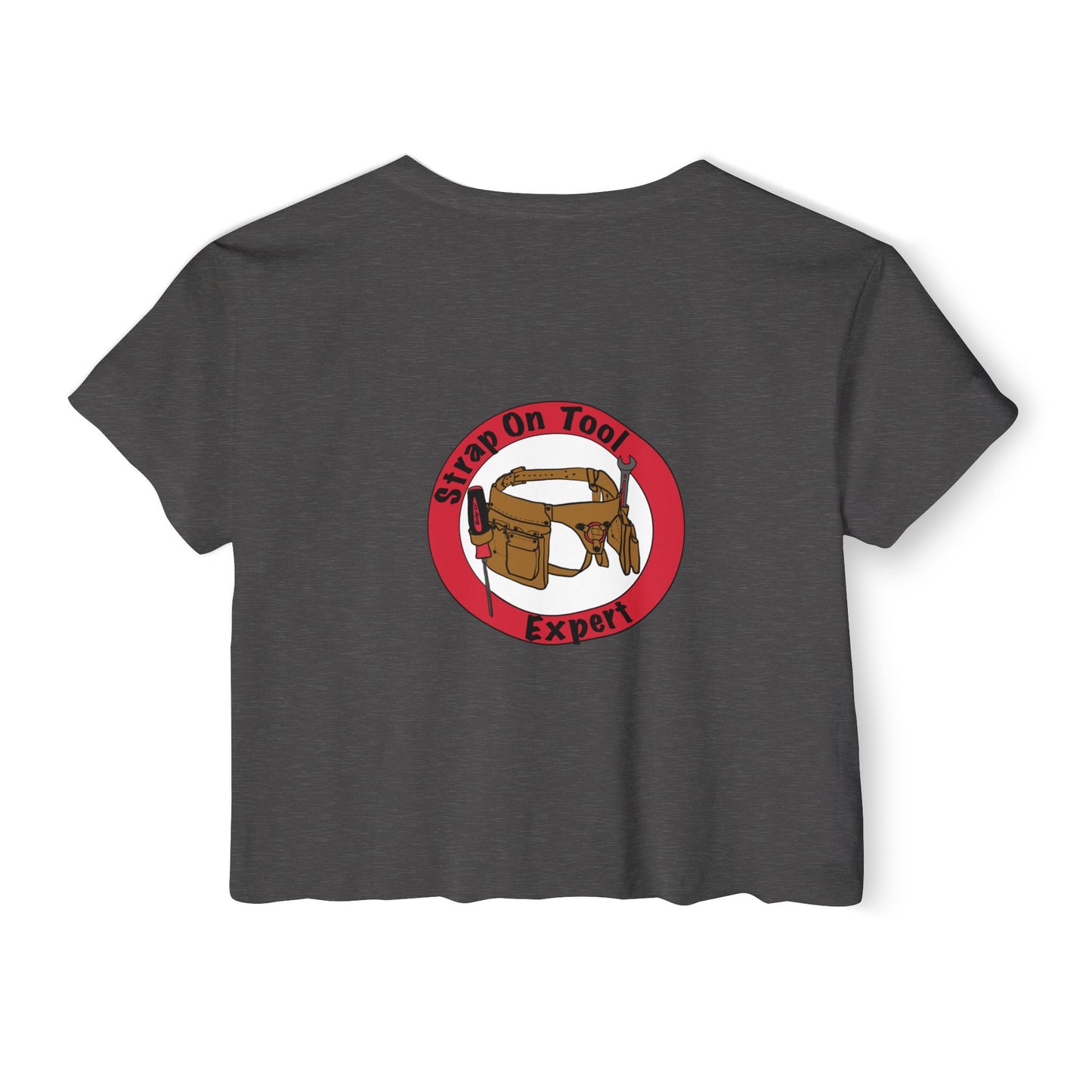 Strap On Tool - Back Design Crop Tee