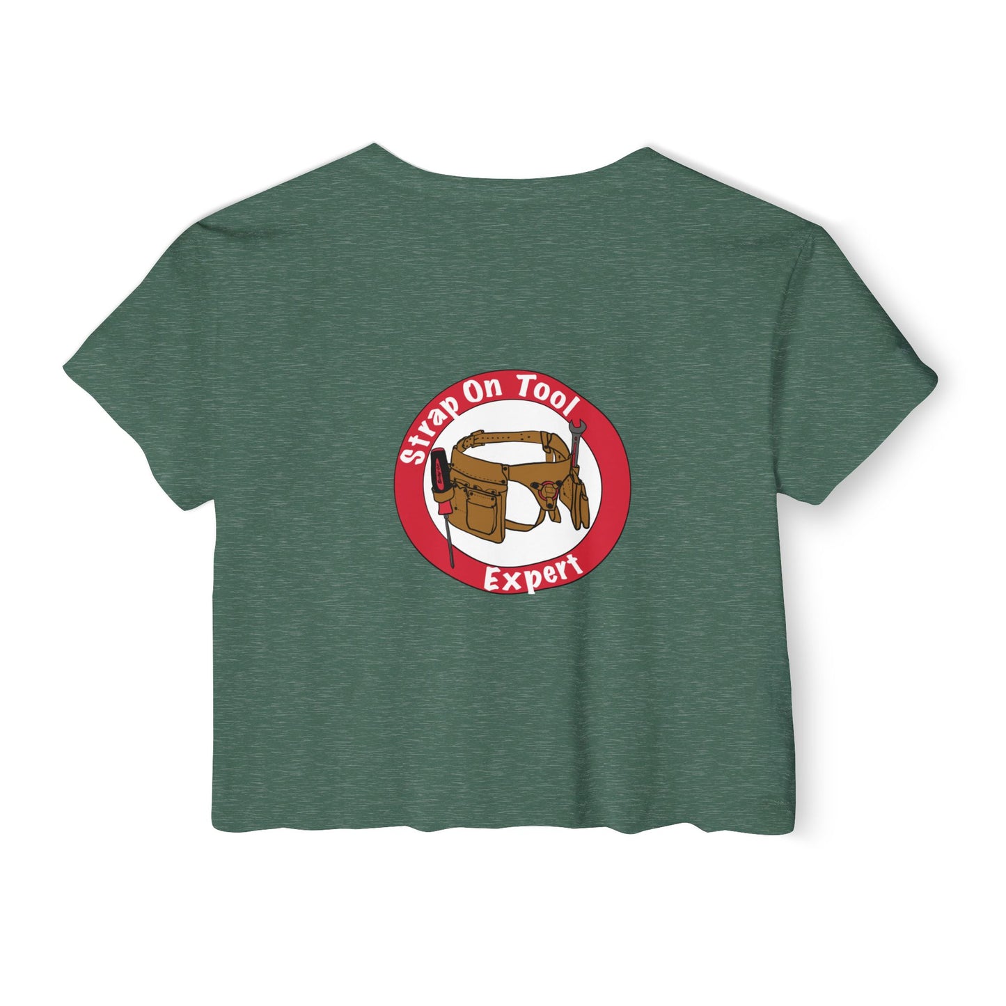 Strap On Tool - Back Design Crop Tee