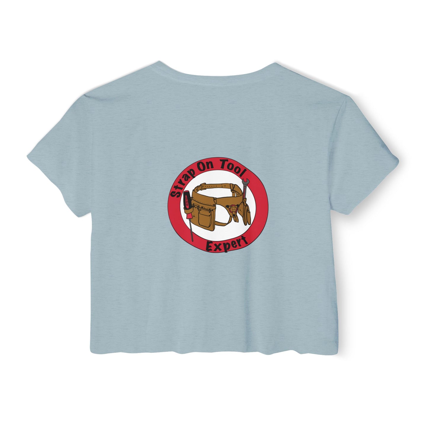 Strap On Tool - Back Design Crop Tee