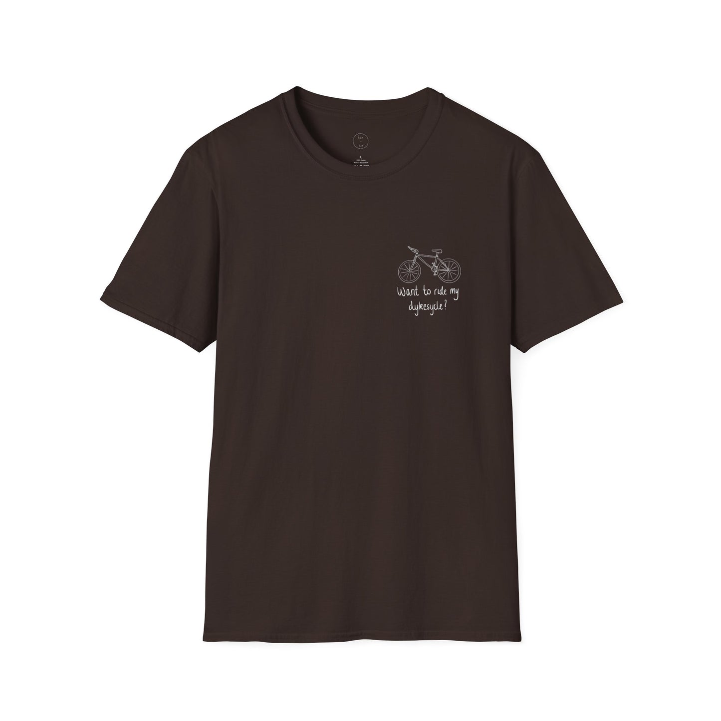 Want to ride my Dykesycle? - Pocket Graphic Tee
