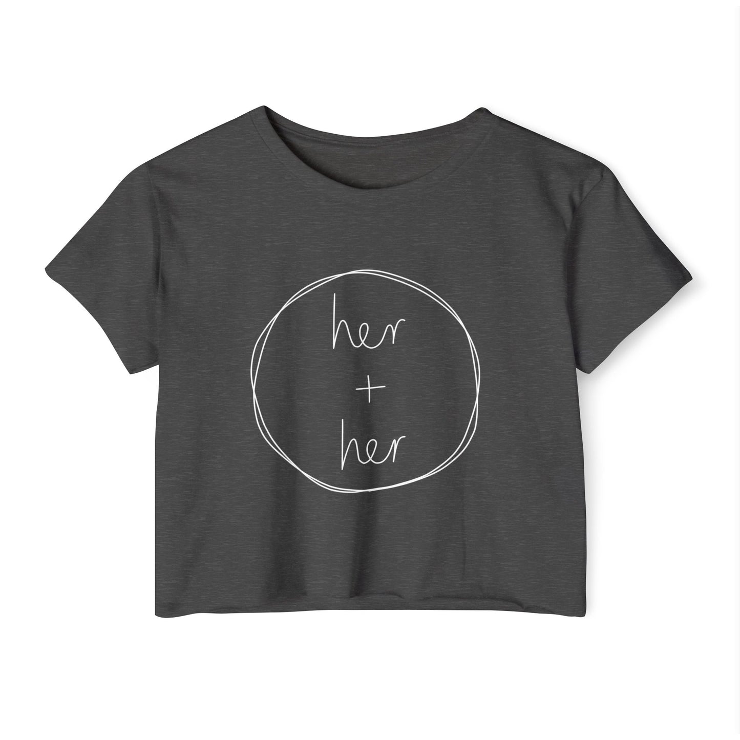 Her + Her - Front Graphic Crop Top