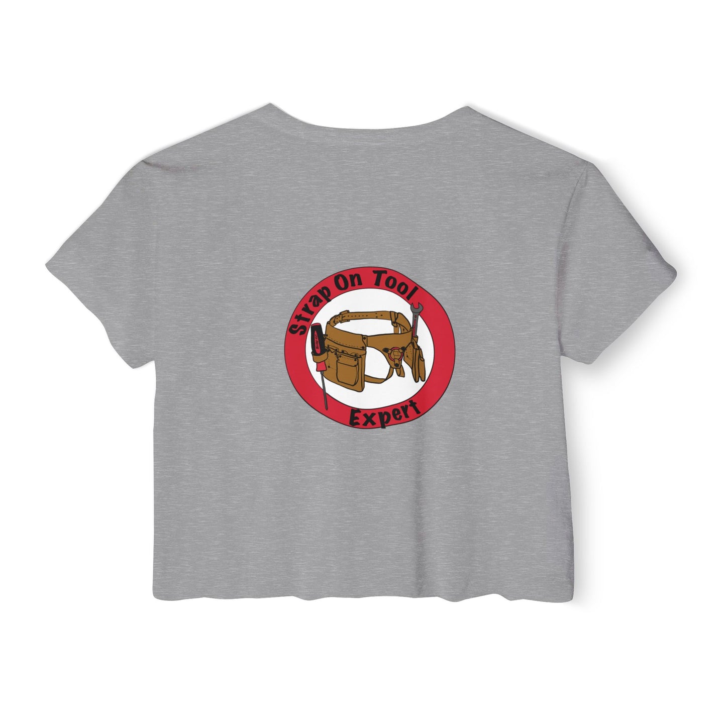 Strap On Tool - Back Design Crop Tee