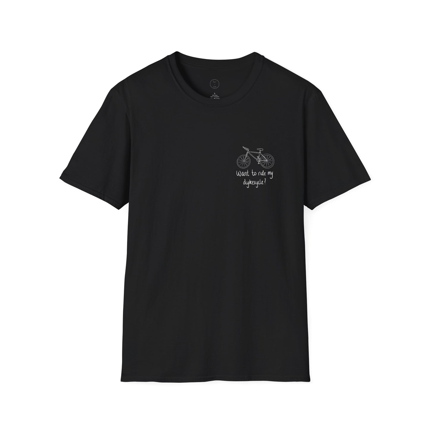 Want to ride my Dykesycle? - Pocket Graphic Tee