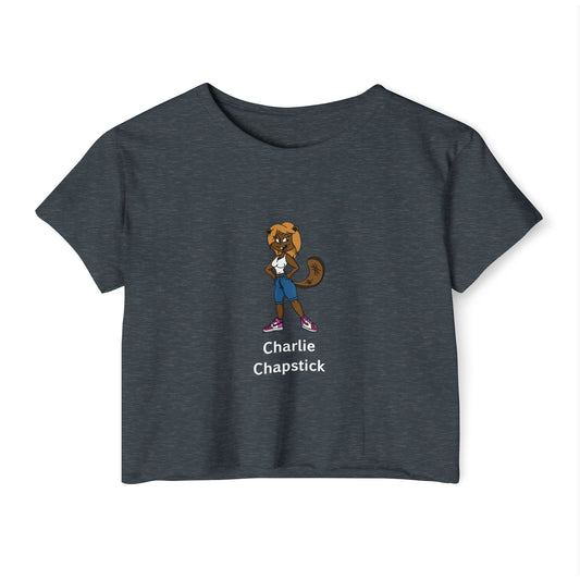 Charlie Chapstick - Front Design Crop Tee