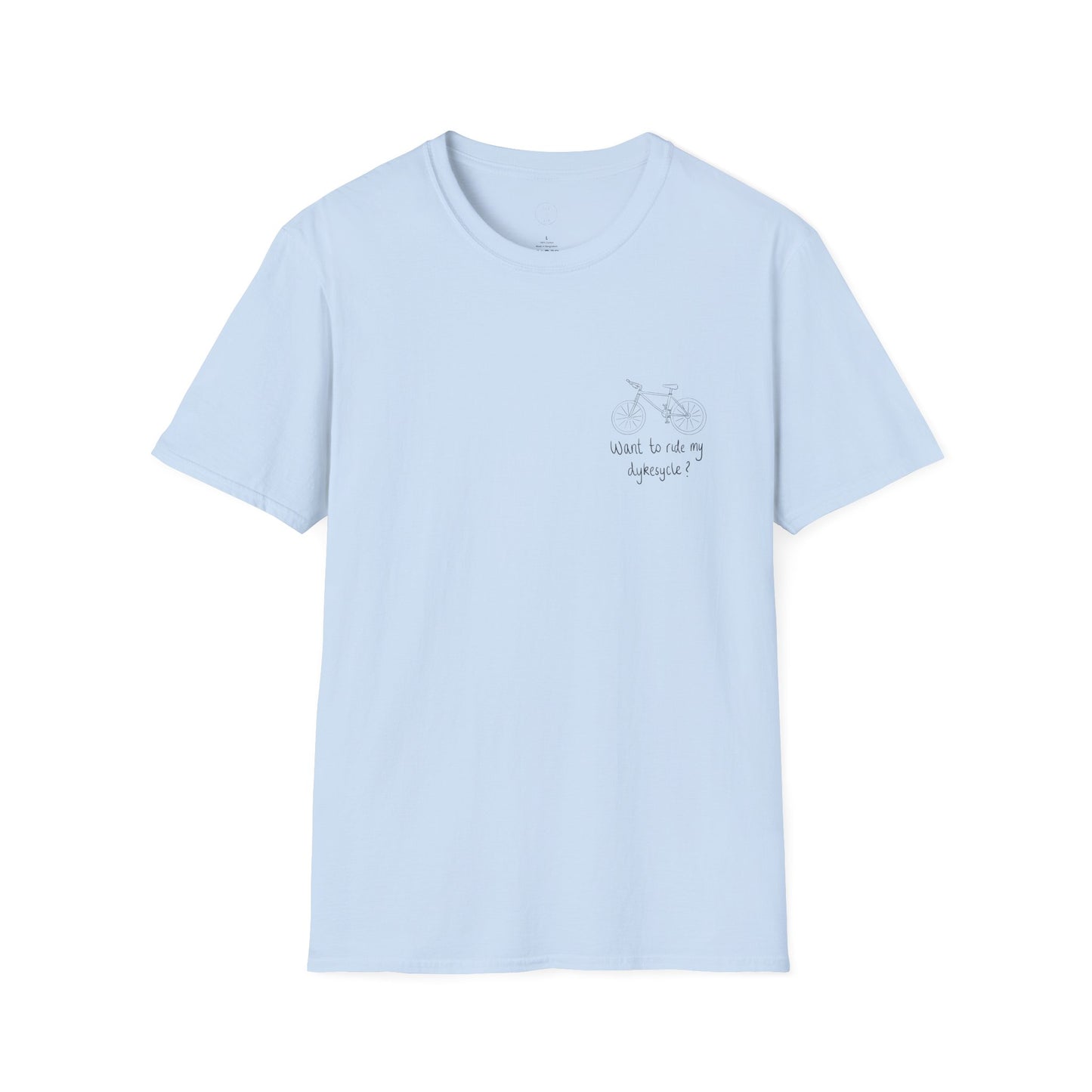 Want to ride my Dykesycle? - Pocket Graphic Tee