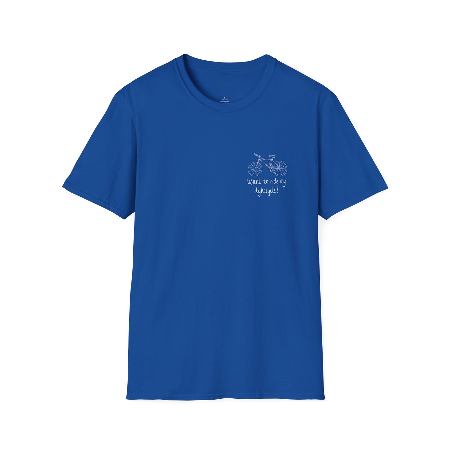 Want to ride my Dykesycle? - Pocket Graphic Tee