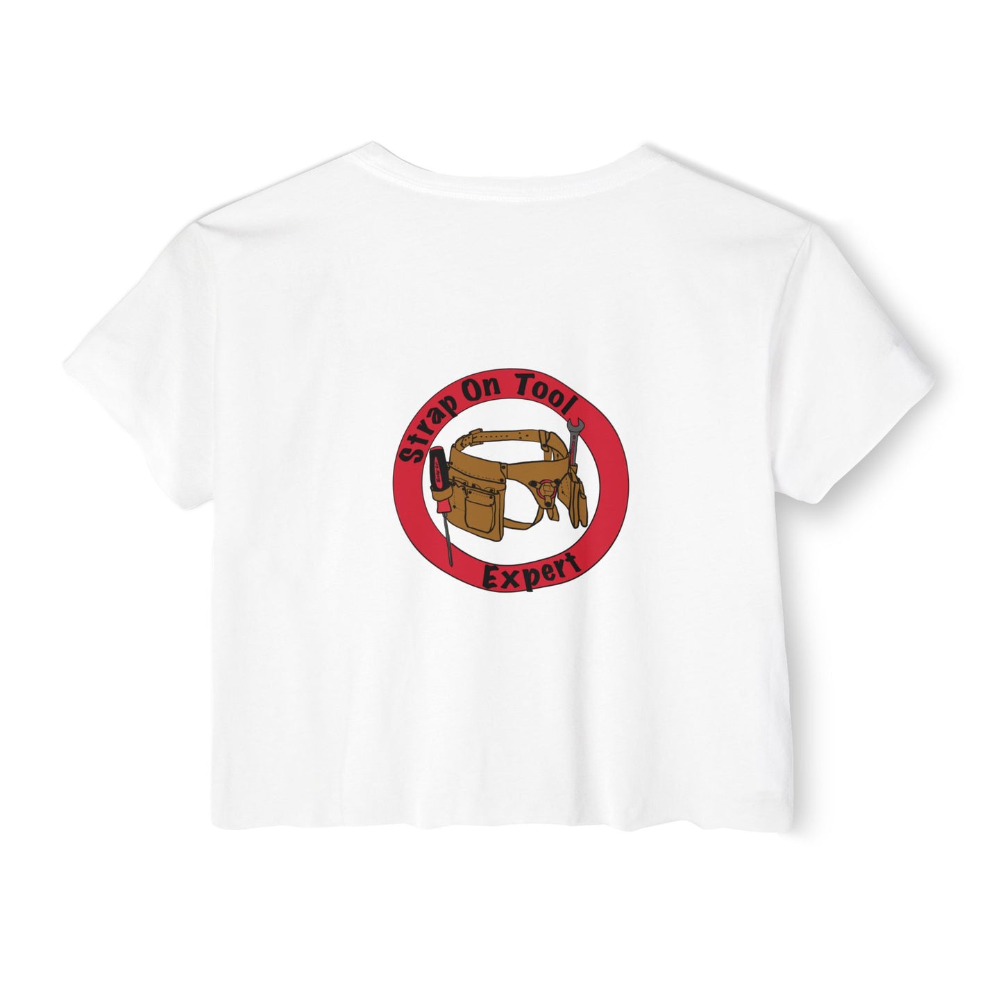 Strap On Tool - Back Design Crop Tee