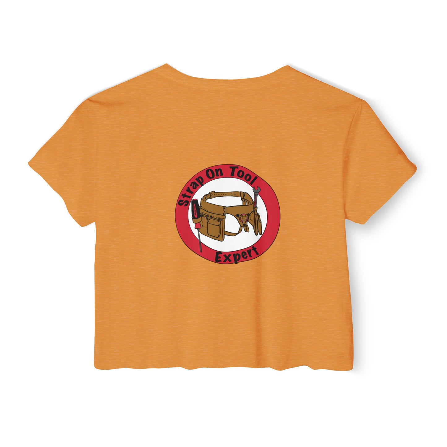 Strap On Tool - Back Design Crop Tee