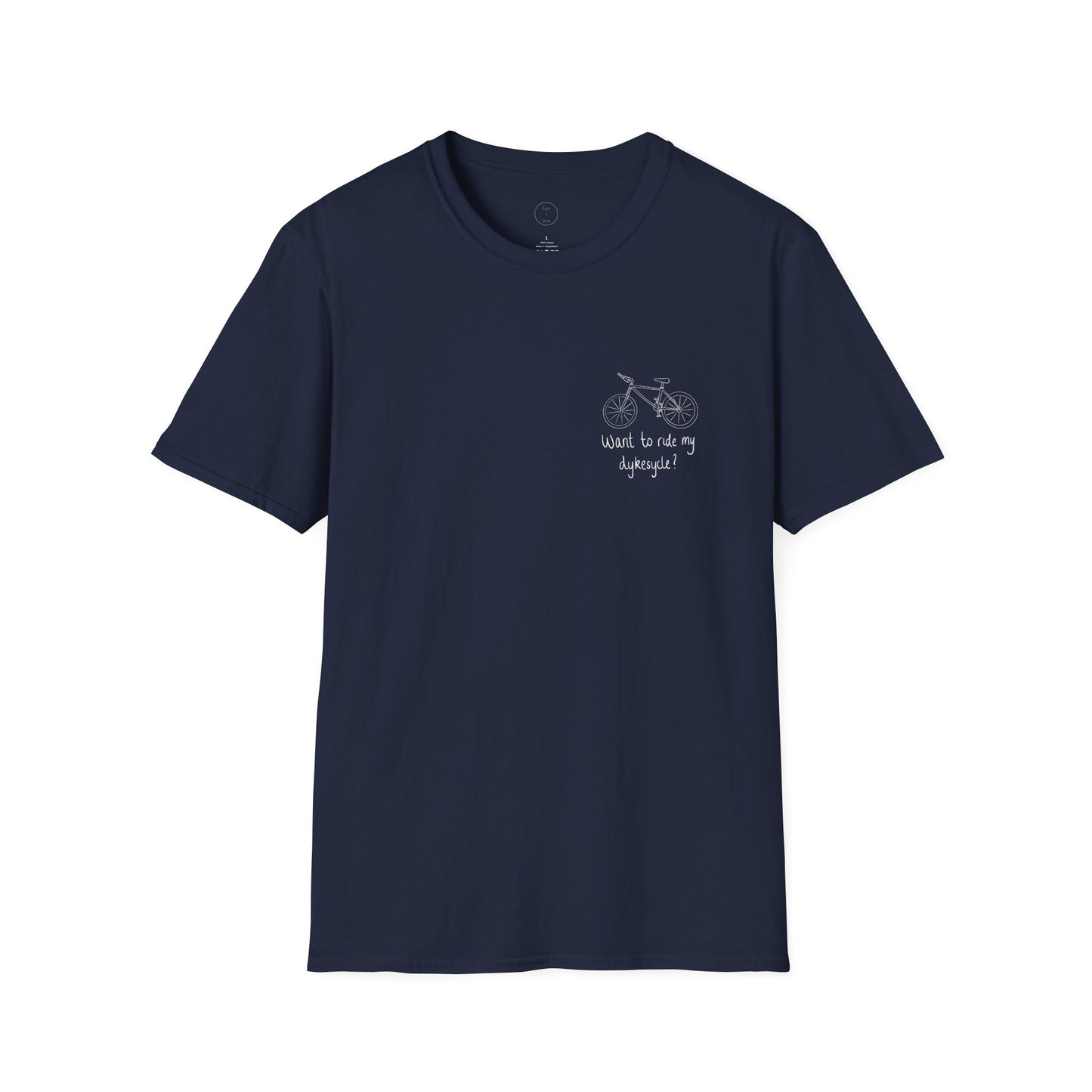 Want to ride my Dykesycle? - Pocket Graphic Tee