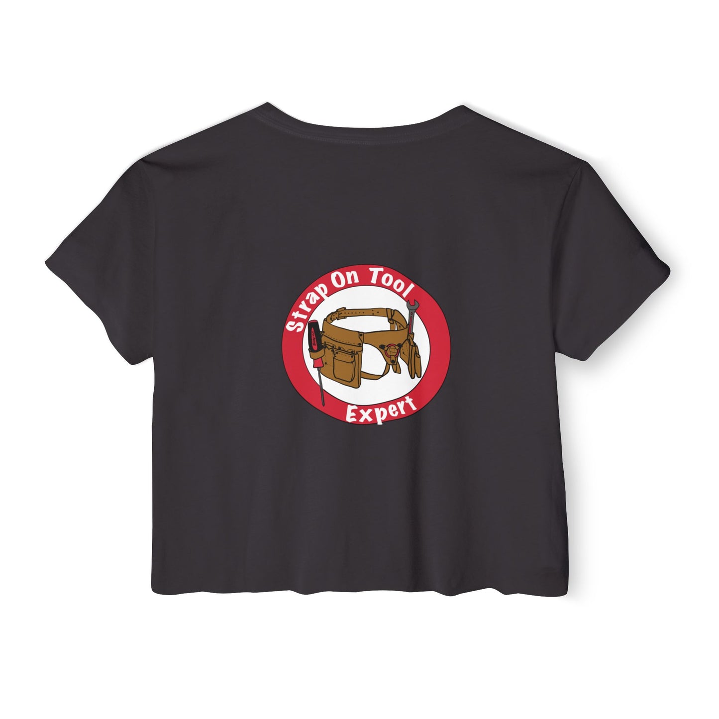 Strap On Tool - Back Design Crop Tee