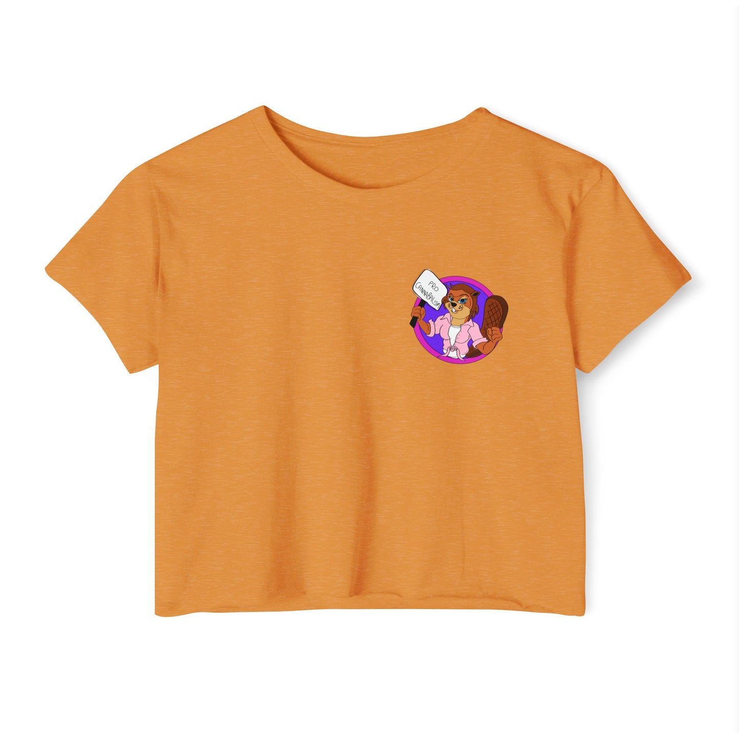Pro Beaver (Pocket Design) - Crop Tee