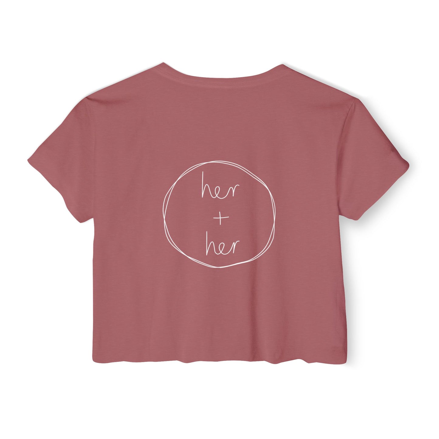 Want To Ride My Dykesycle? - Front Design Crop Tee