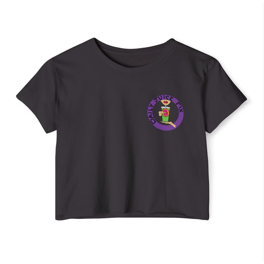 Daily Juice Fix - Crop Tee (pocket design)