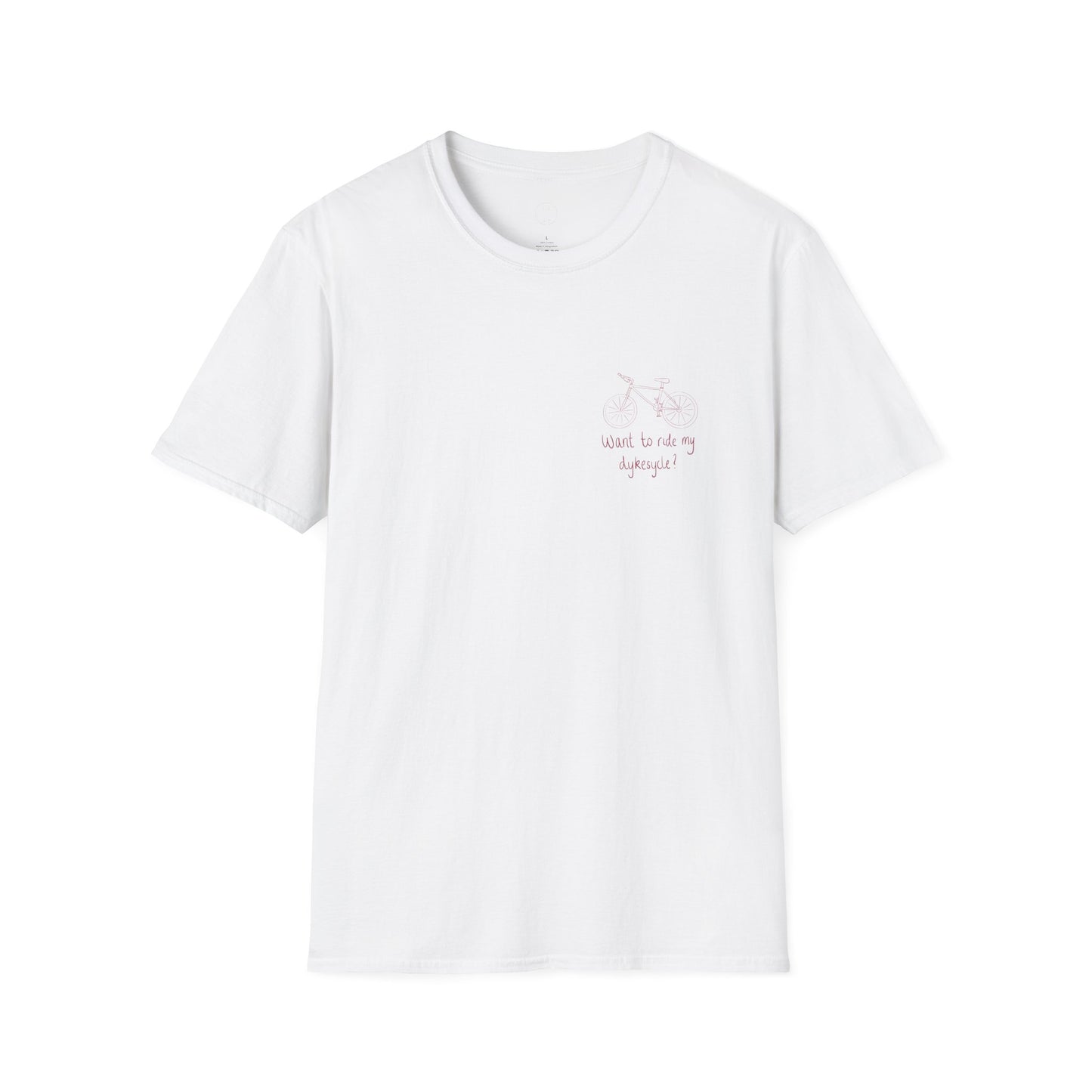 Want to ride my Dykesycle? - Pocket Graphic Tee